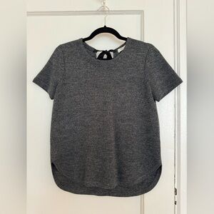 Madewell Gray Knit T-Shirt